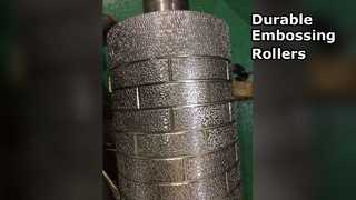 رولة النقش على الجدران جلد بلاستيك متين